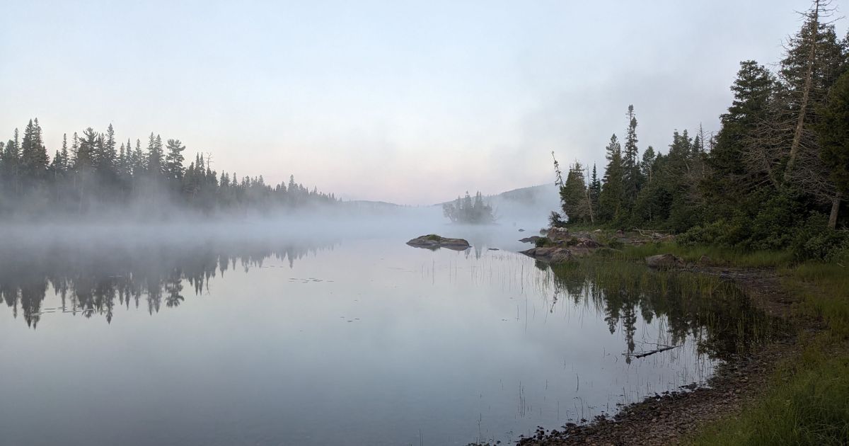 view of Rabbit Blanket Lake | Lake Superior Provincial Park: Video Review