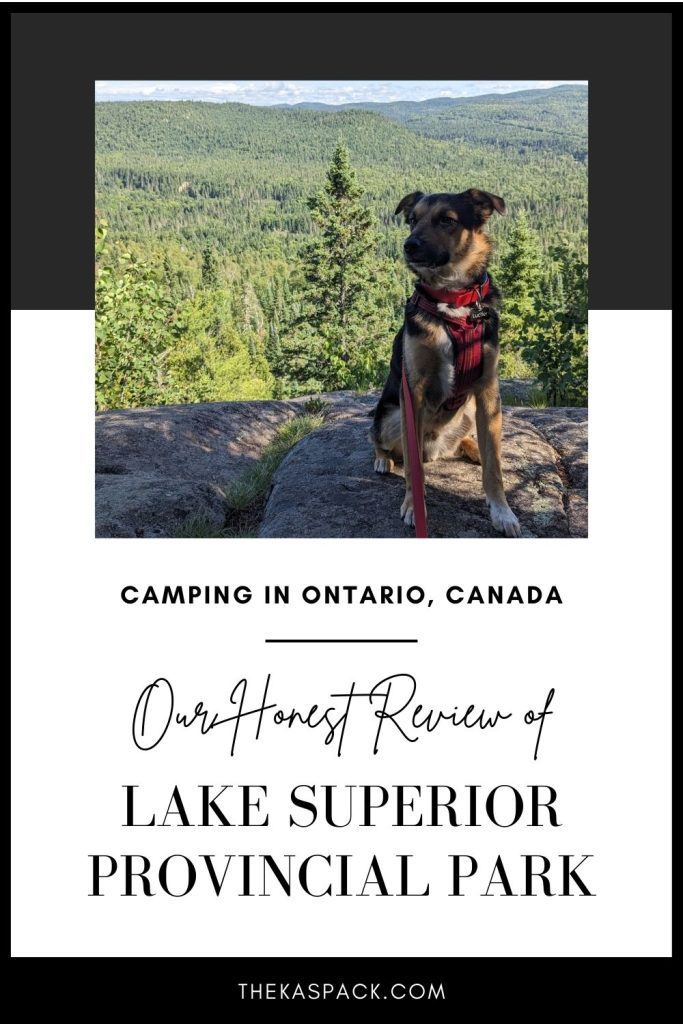 review of lake superior provincial park pin